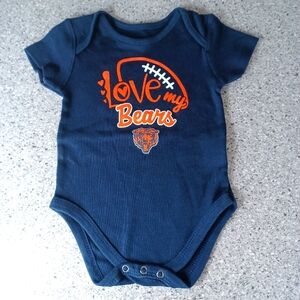 Chicago Bears Baby Toddler Onesie Bodysuit Shirt NFL Football Size 6-9 M…